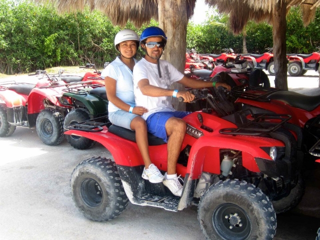  quad bikes as a couple 